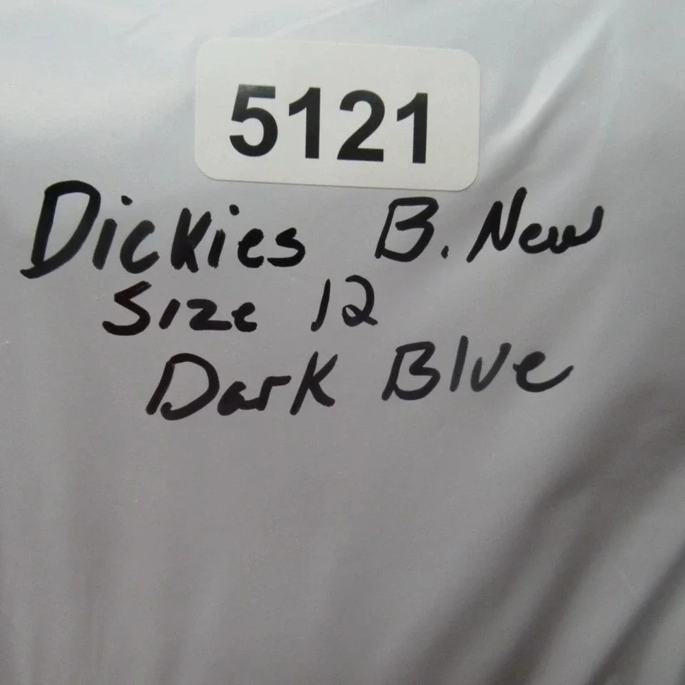 Dickies Pants Boys 12‎ Black Flex Slim Straight Flat Front Khaki Zip 26x26 NEW